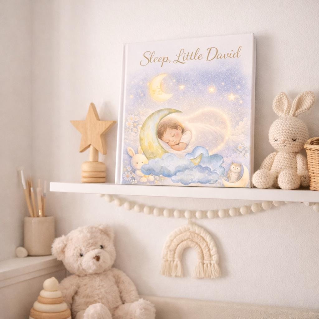Personalized Baby Bedtime Story Book | Custom Name Sleep Tale