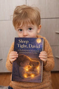 Personalized Bedtime Story Book, David and Magic Star, Custom Photo Tale