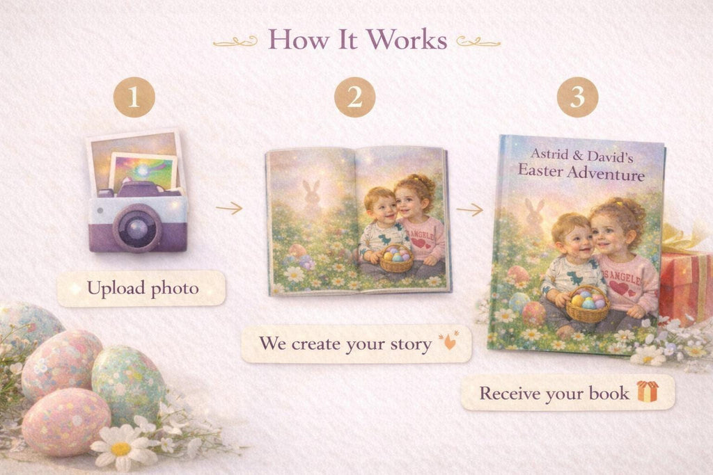 Personalized Easter Storybook, Custom Name Children's Adventure Book (Digital/Printed)