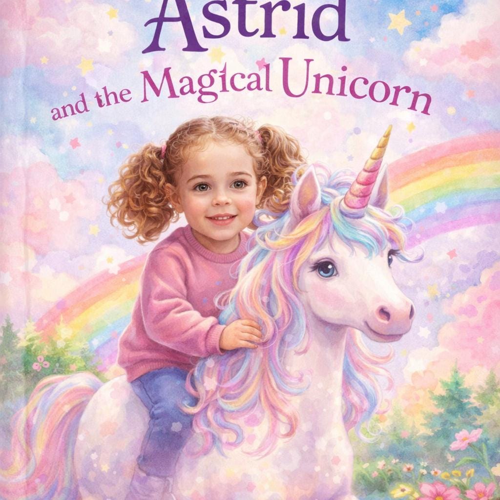 Personalized Unicorn Storybook for Girls • Custom Adventure Bedtime Tale