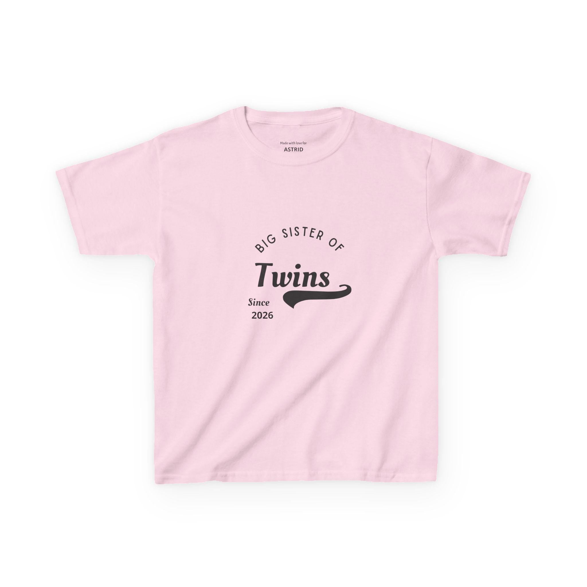 Big Sibling of Twins Shirt, Promoted to Big Brother Tee, Big Sister of Twins Shirt, Pregnancy Announcement Shirt, Family Matching Tee