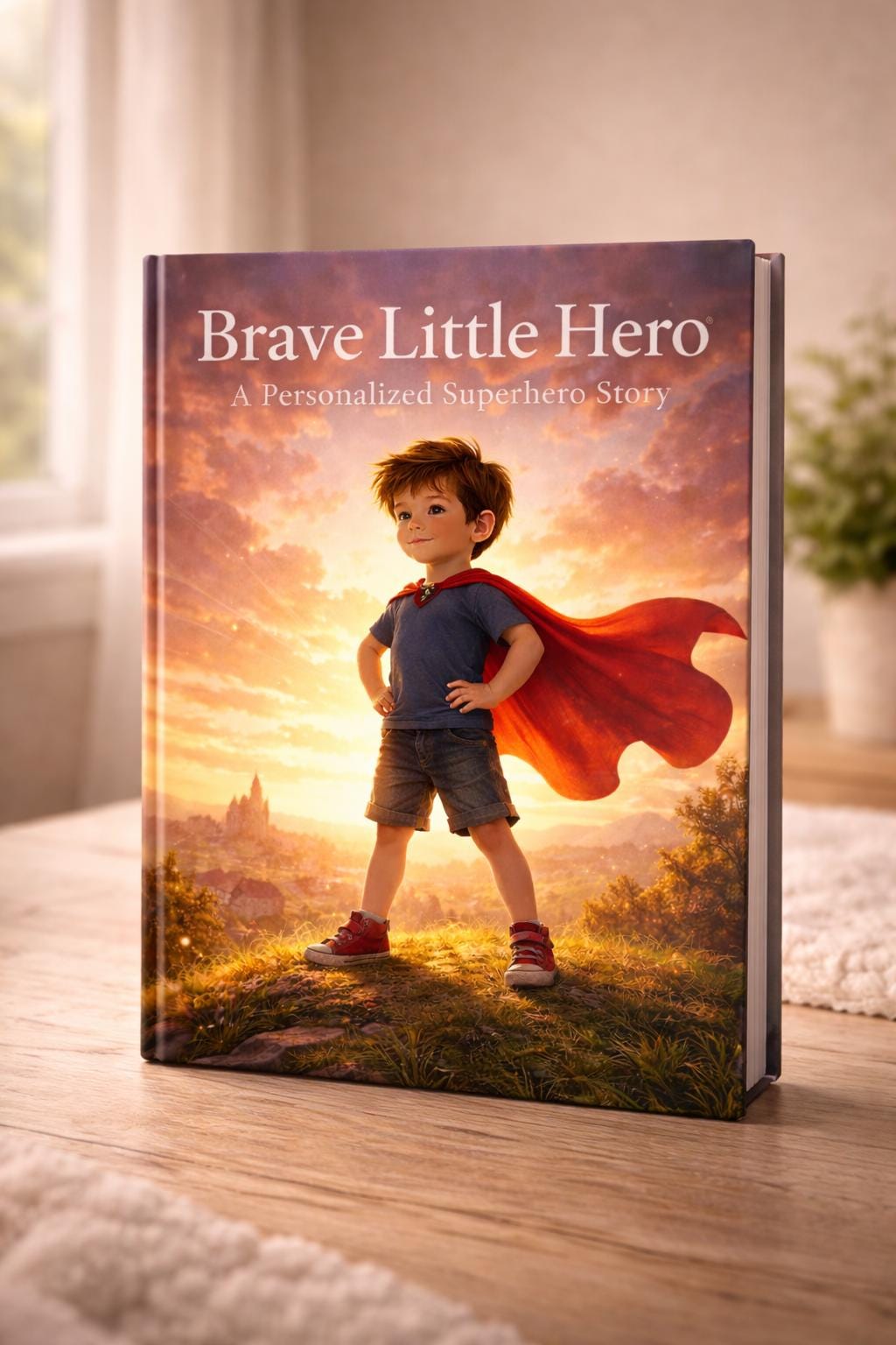 Personalized Superhero Story Book – Custom Photo Illustration, Kids Keepsake
