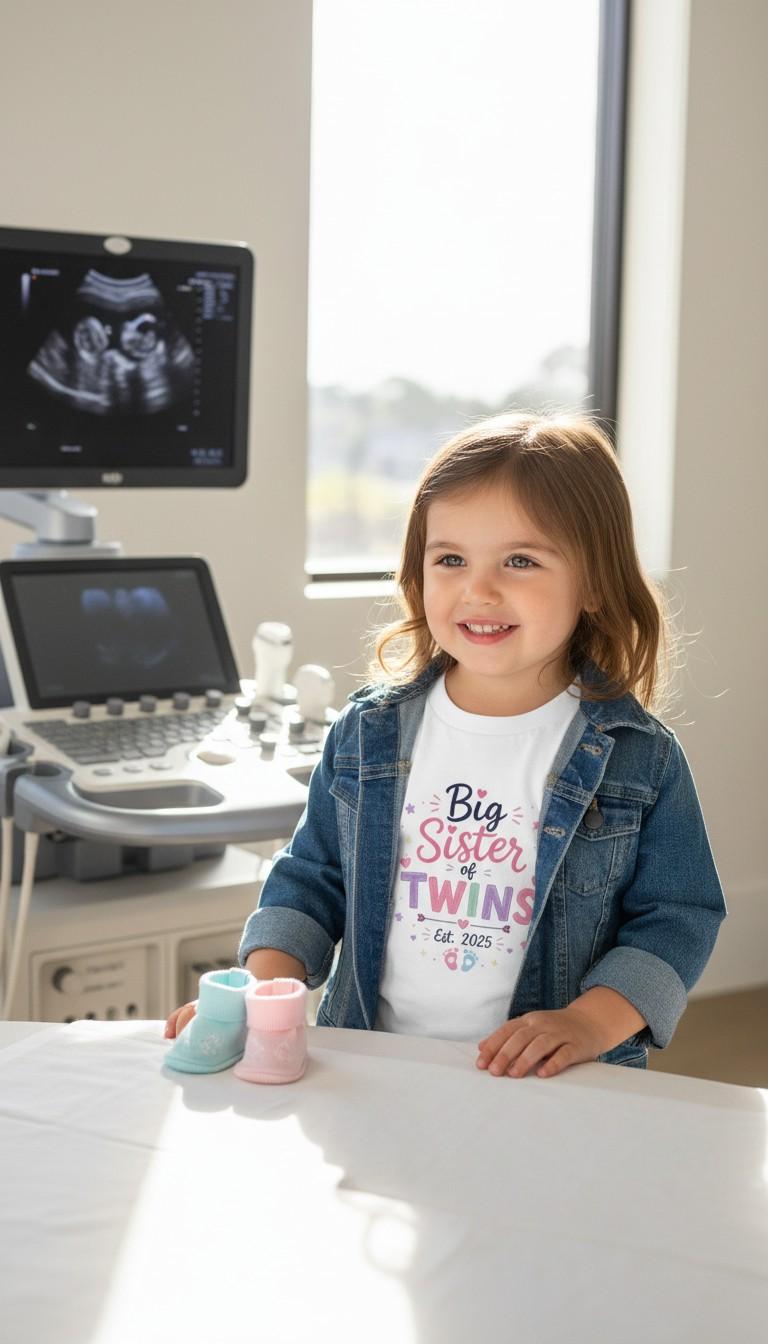 Big Sibling of Twins Shirt, Promoted to Big Brother Tee, Big Sister of Twins Shirt, Pregnancy Announcement Shirt, Family Matching Tee