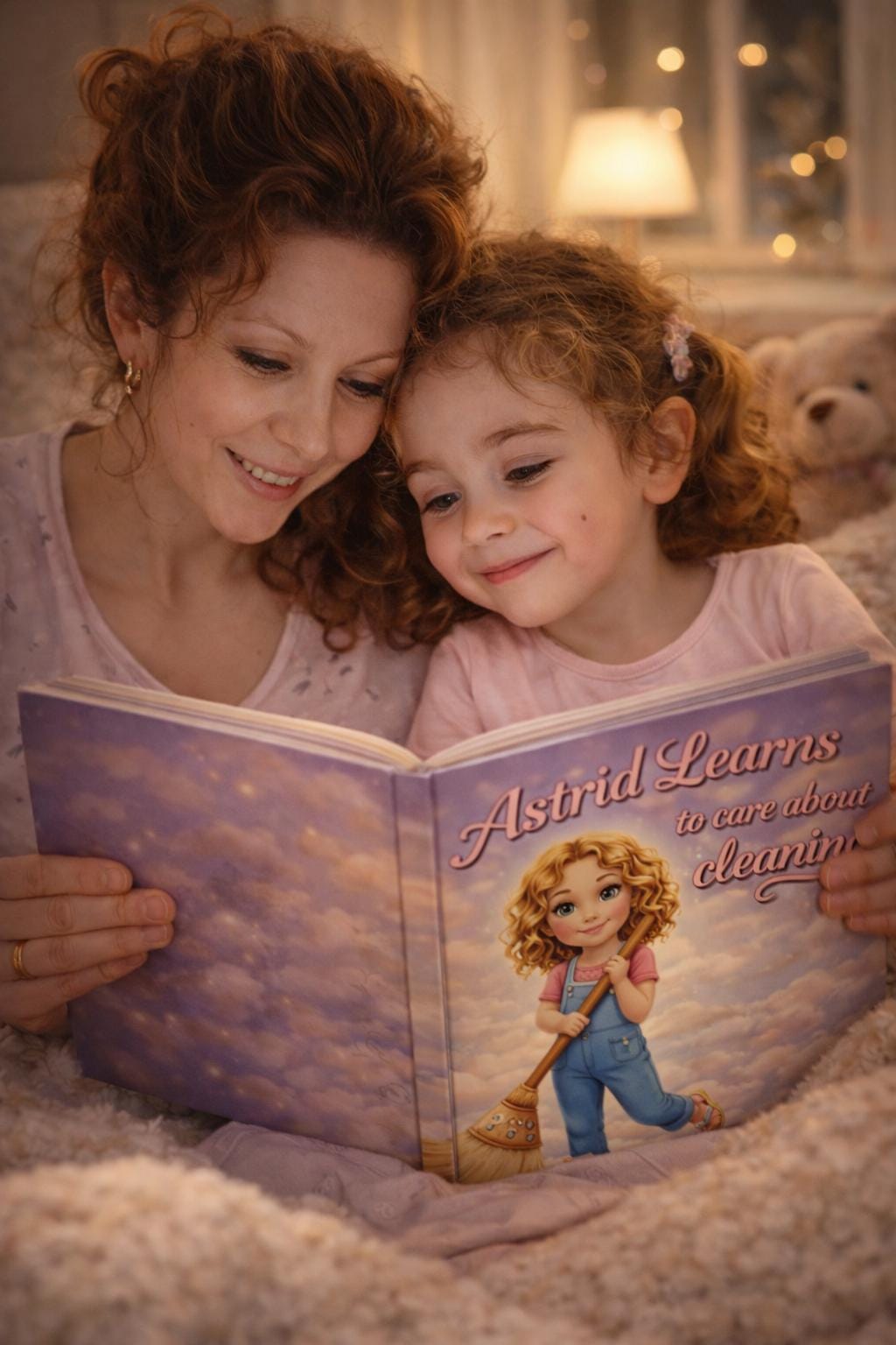 Personalized Children's Cleaning Story Book, Montessori Toddler Educational Gift