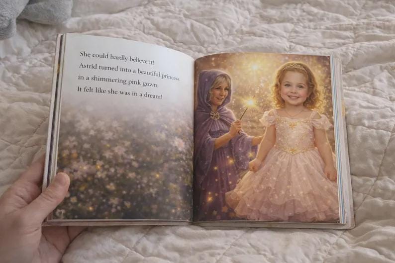 Personalized Princess Storybook – Custom Photo Gift for Girls