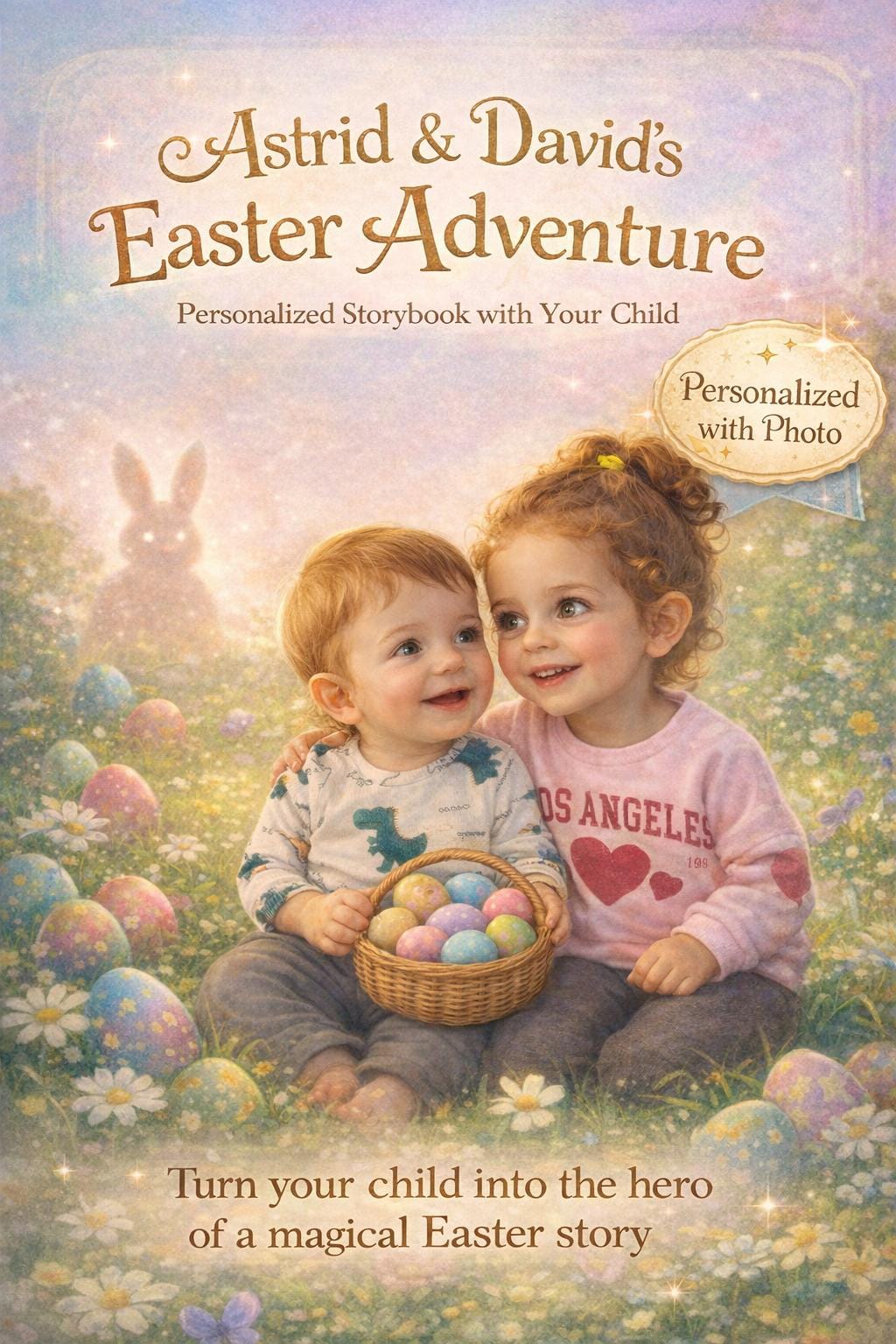 Personalized Easter Storybook, Custom Name Children's Adventure Book (Digital/Printed)