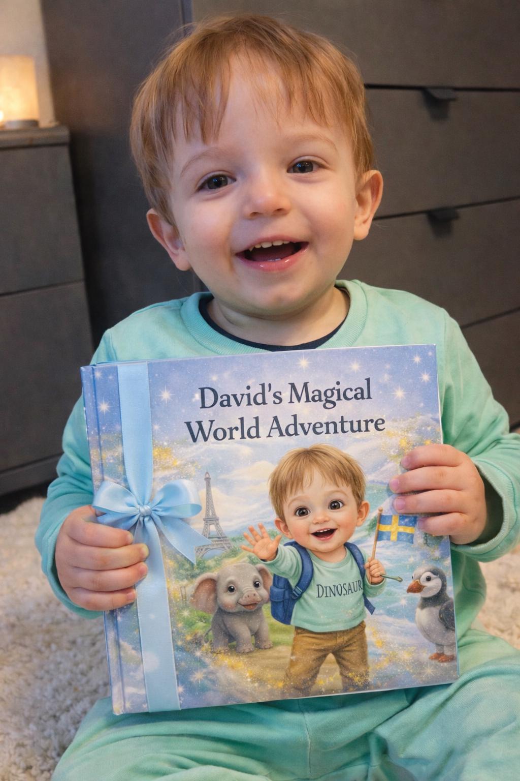 Personalized Children's World Adventure Book – Custom Story, Watercolor Illustrations (Digital PDF)