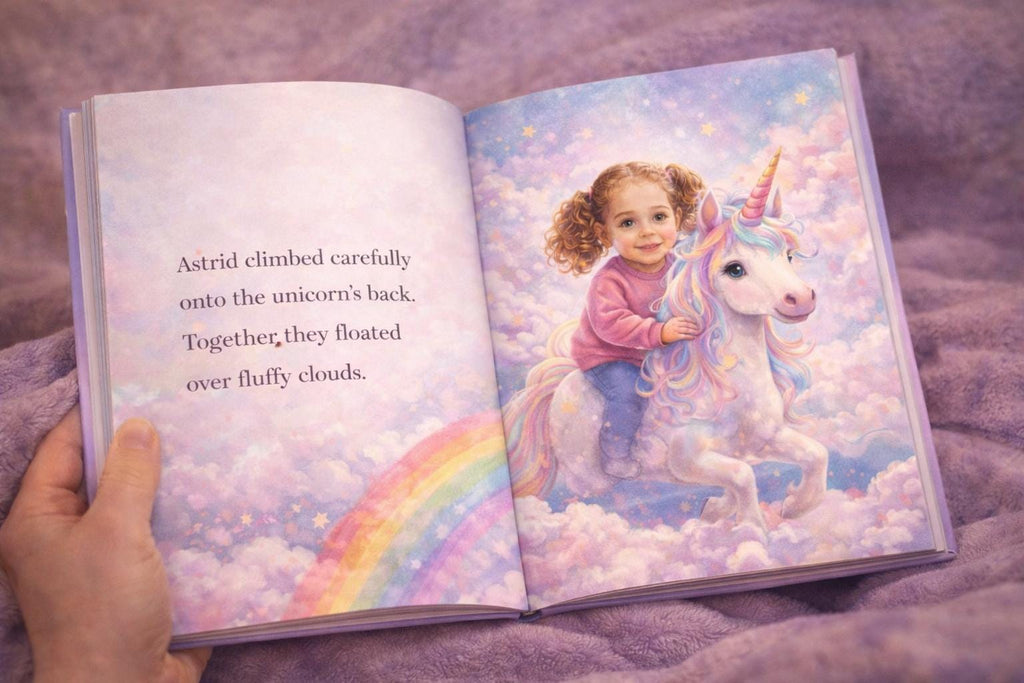 Personalized Unicorn Storybook for Girls • Custom Adventure Bedtime Tale
