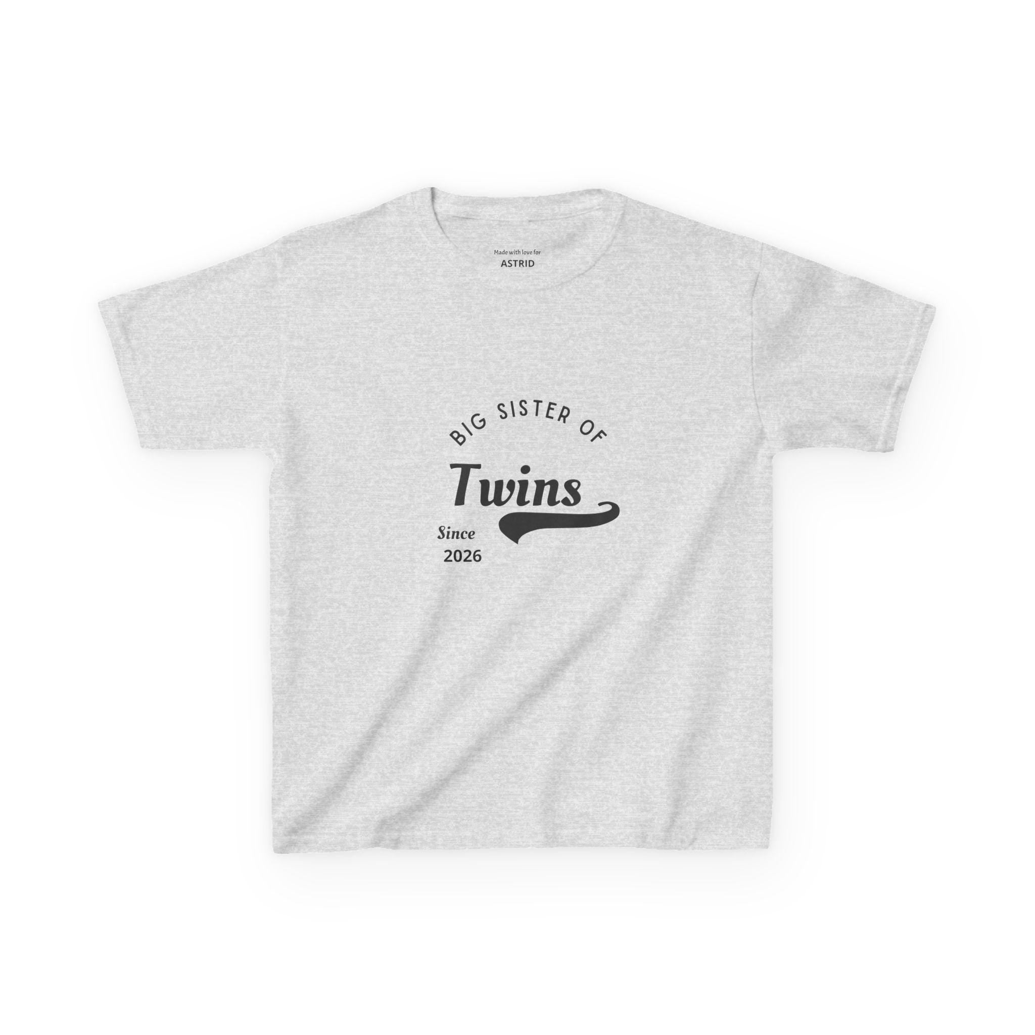 Big Sibling of Twins Shirt, Promoted to Big Brother Tee, Big Sister of Twins Shirt, Pregnancy Announcement Shirt, Family Matching Tee
