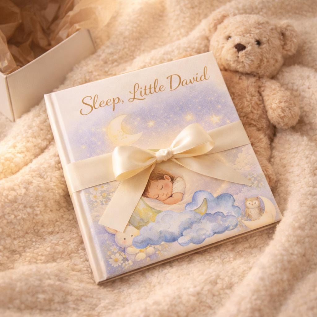 Personalized Baby Bedtime Story Book | Custom Name Sleep Tale