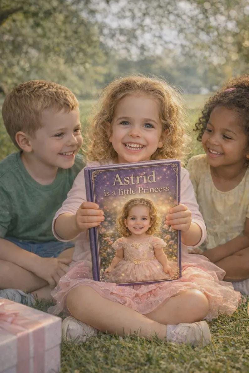 Personalized Princess Storybook – Custom Photo Gift for Girls