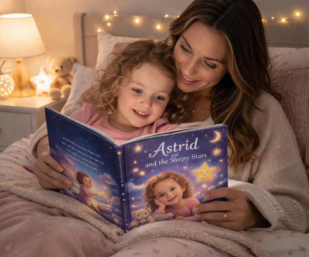 Personalized Bedtime Story Book for Girls – Custom Photo Storybook, Sleep Story (PDF)