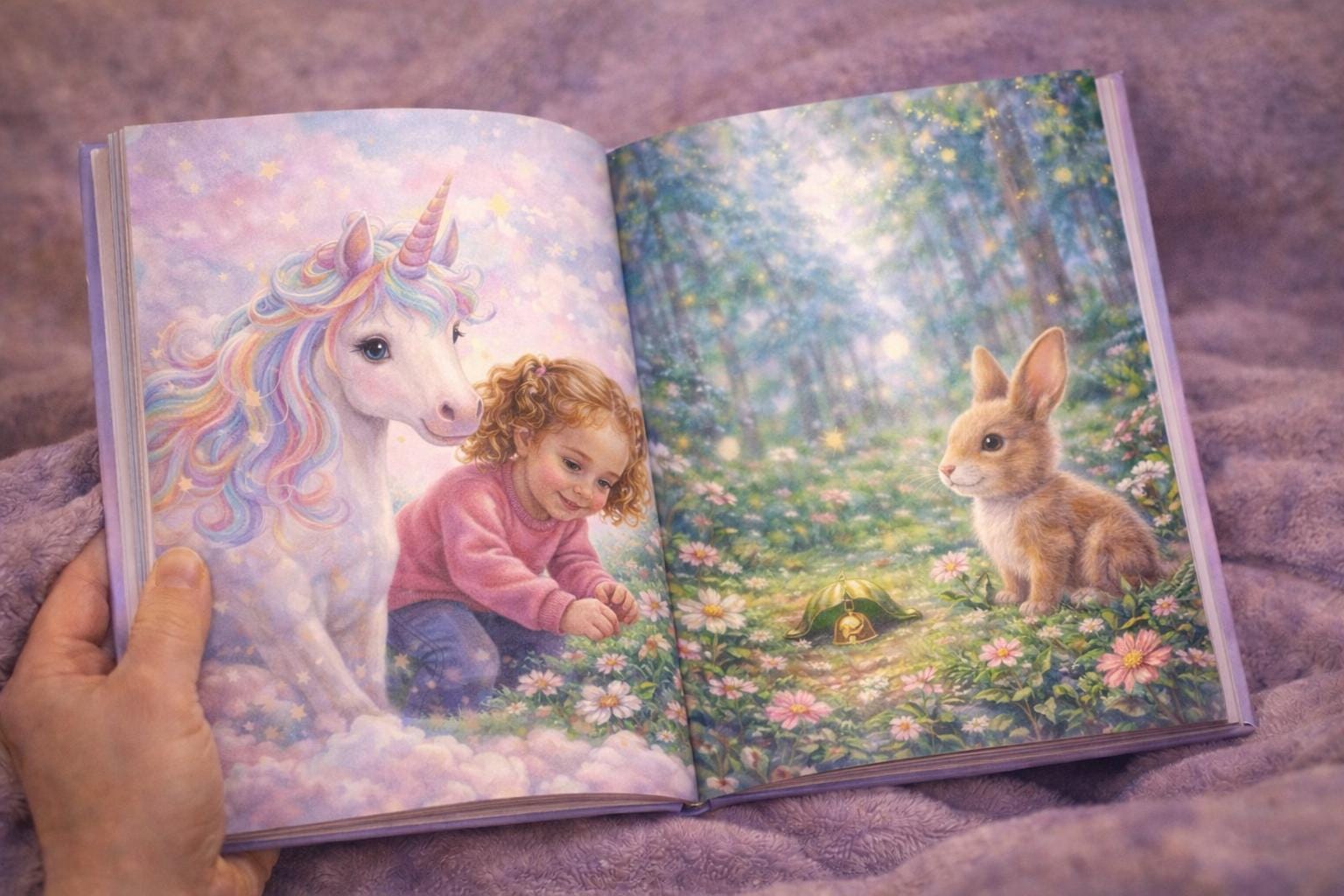 Personalized Unicorn Storybook for Girls • Custom Adventure Bedtime Tale