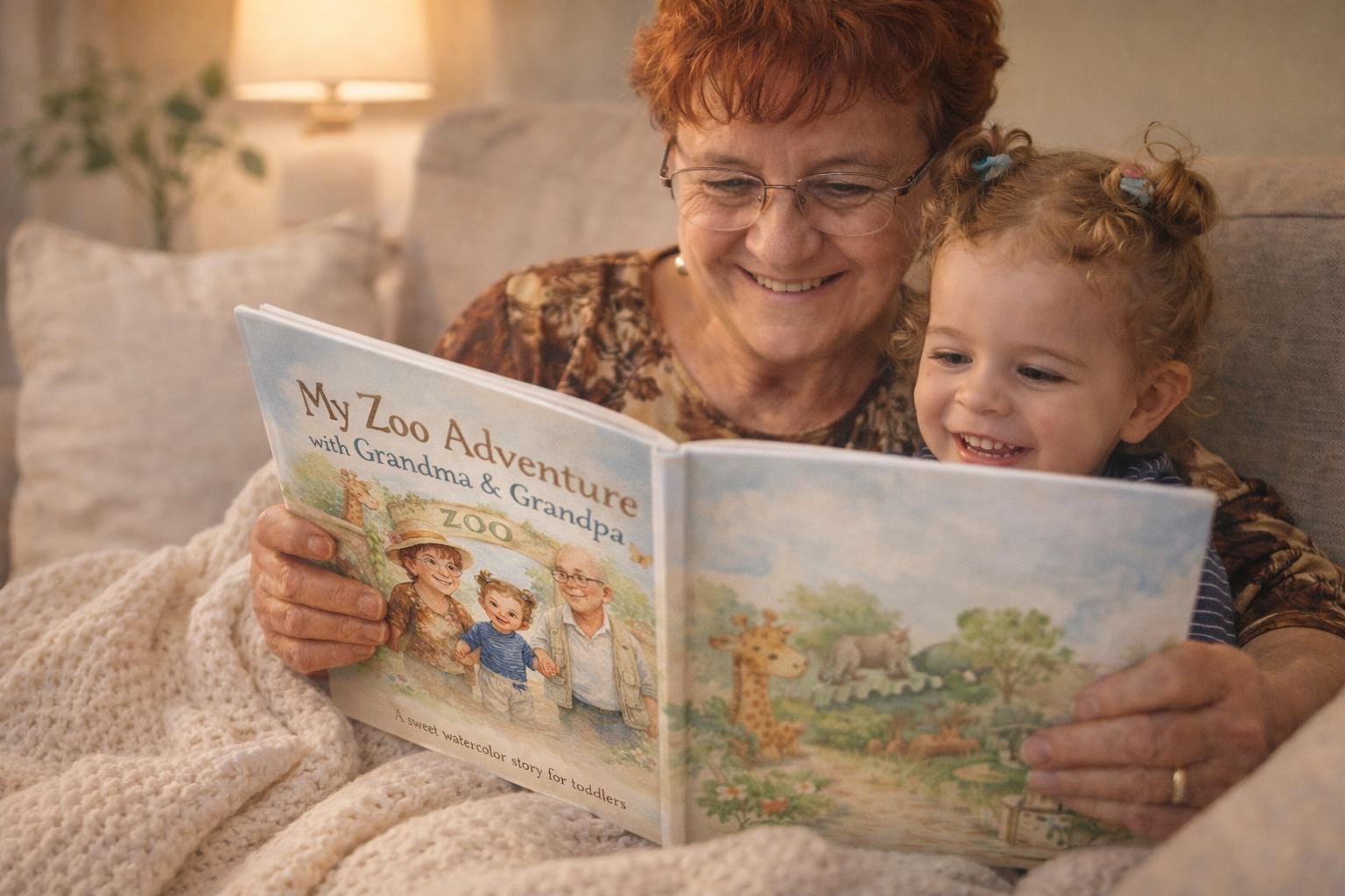 Zoo Adventure Children's Book | Watercolor Toddler Story Age 2-4