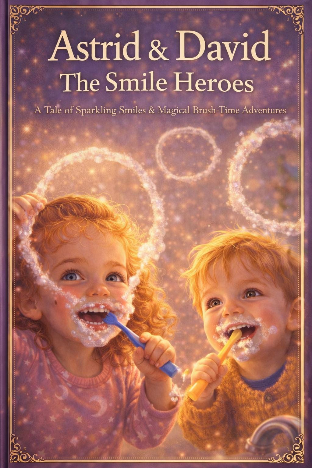 Personalized Tooth Brushing Story Book, Photo & Name, Gentle Parenting Gift