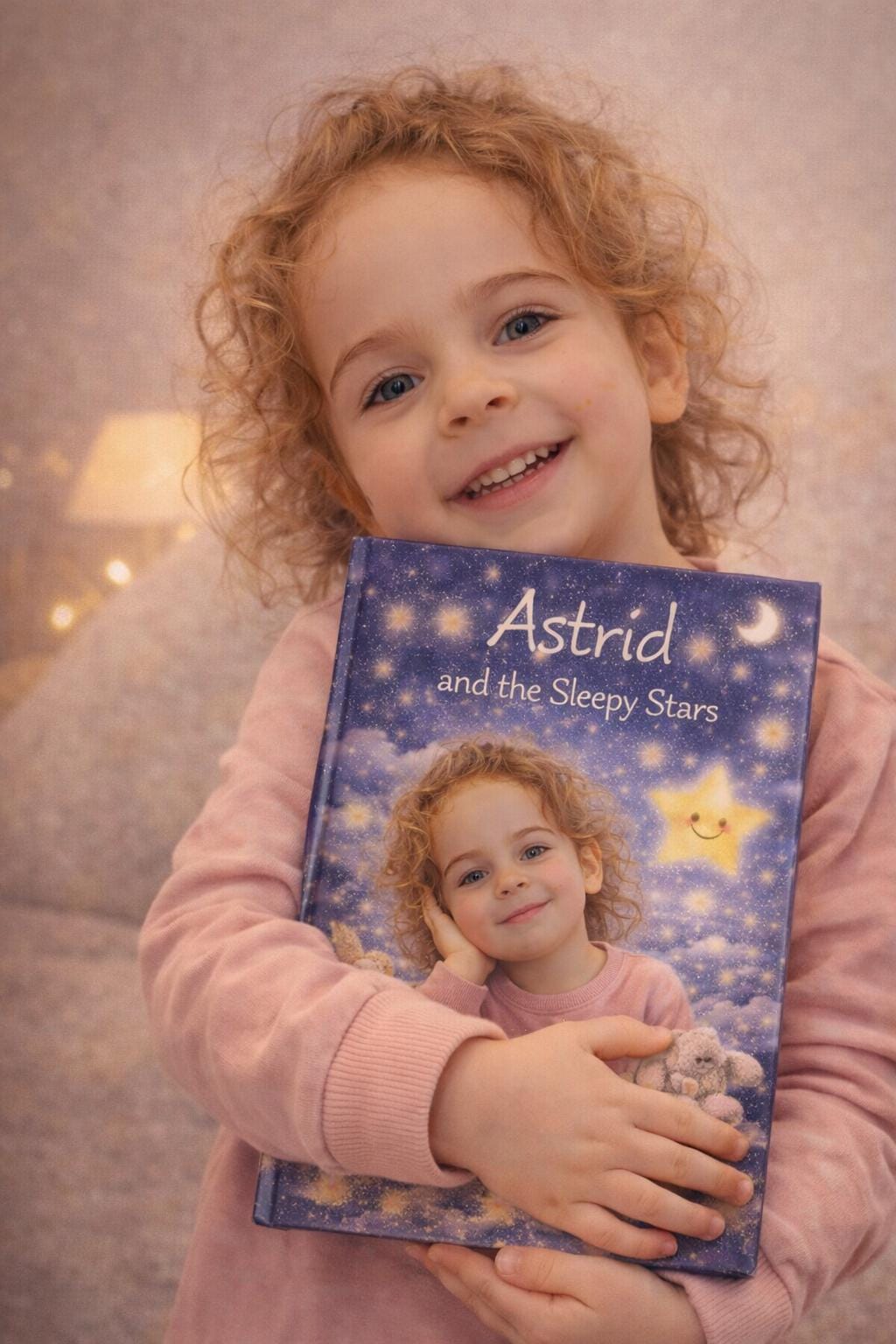 Personalized Bedtime Story Book for Girls – Custom Photo Storybook, Sleep Story (PDF)