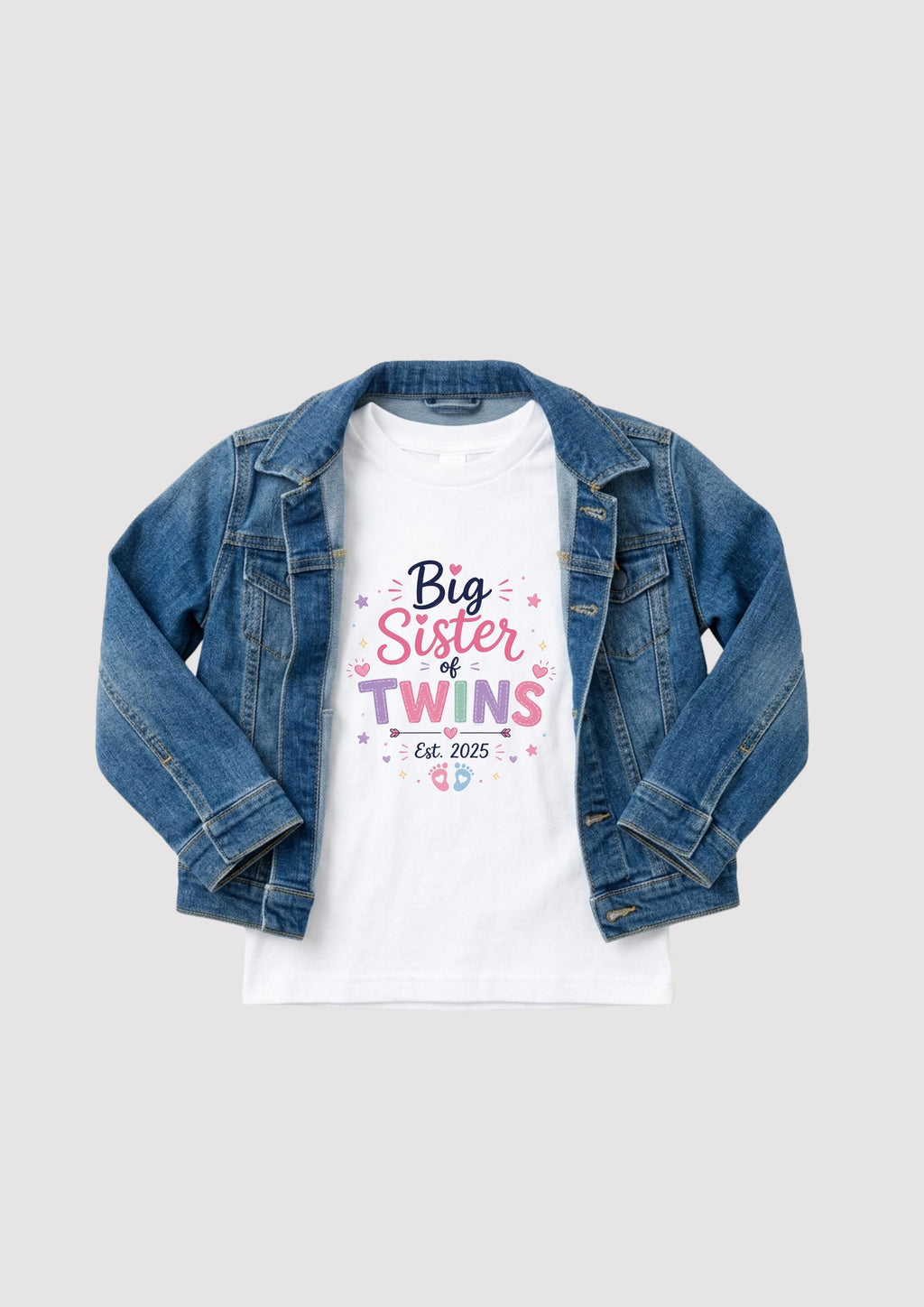 Big Sibling of Twins Shirt, Promoted to Big Brother Tee, Big Sister of Twins Shirt, Pregnancy Announcement Shirt, Family Matching Tee