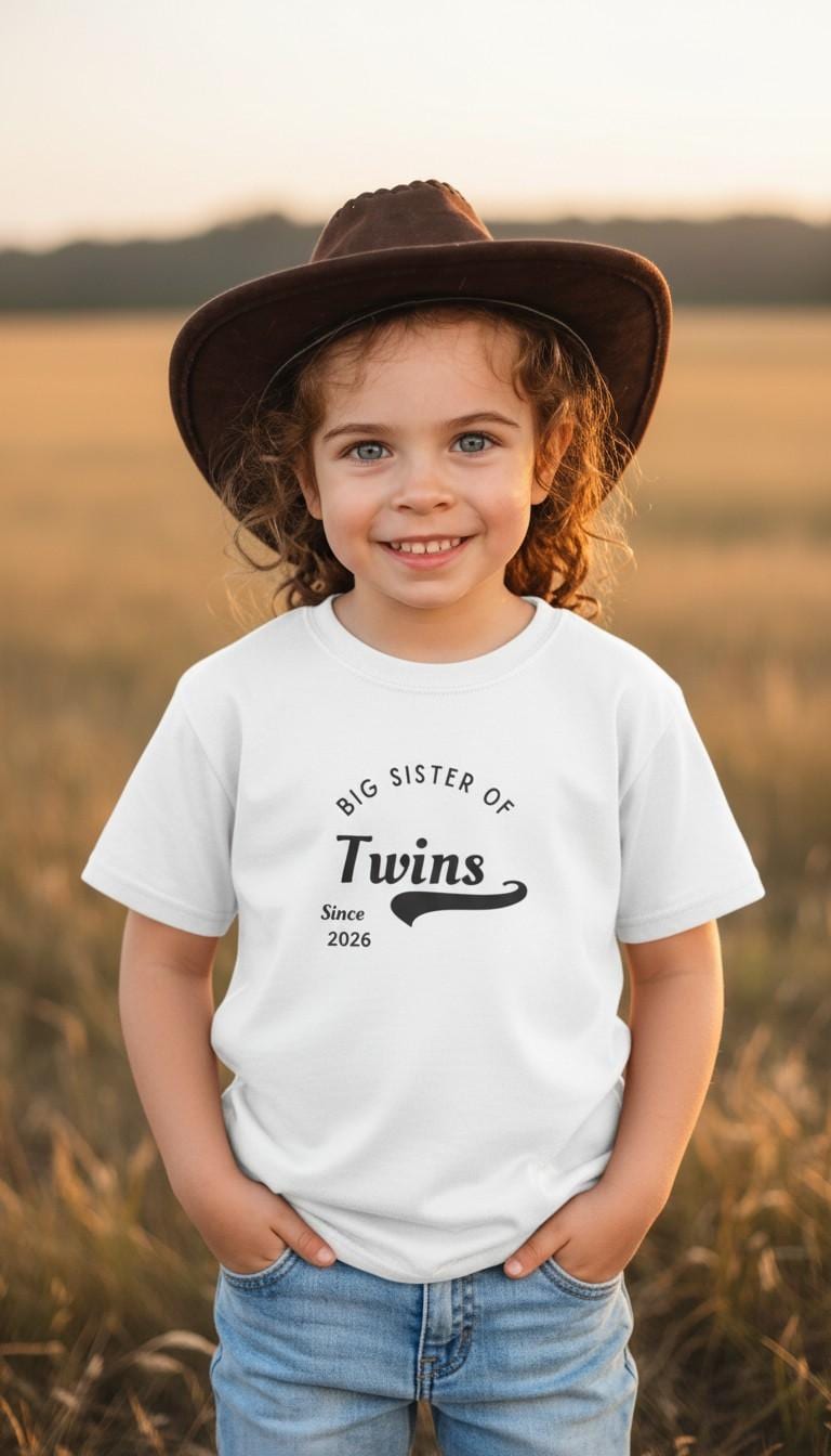 Big Sibling of Twins Shirt, Promoted to Big Brother Tee, Big Sister of Twins Shirt, Pregnancy Announcement Shirt, Family Matching Tee