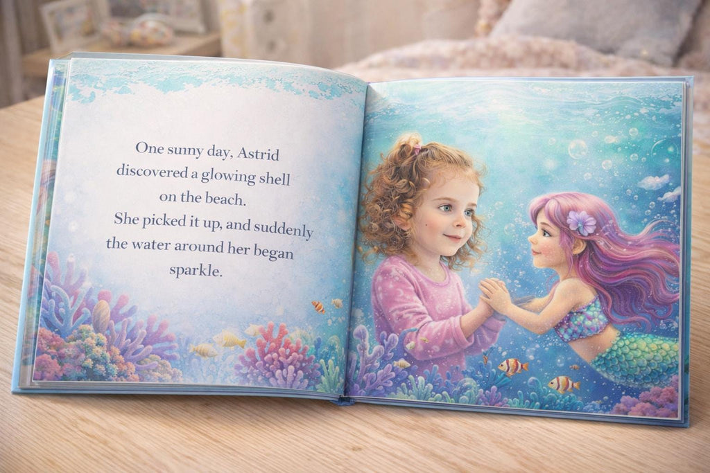 Personalized Mermaid Adventure Book for Girls | Custom Name Storybook (PDF)