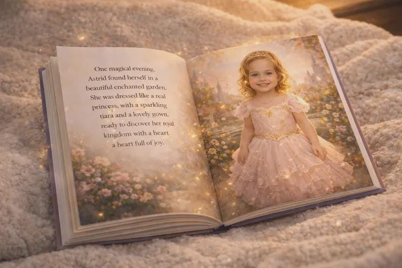 Personalized Princess Storybook – Custom Photo Gift for Girls