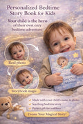 Personalized Bedtime Story Book – Child Hero, Cozy Cloud Adventure, Custom Name (PDF or Print)