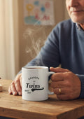 Grandpa of Twins Mug Personalized ,Custom Grandpa Gift ,Twin Baby Announcement ,Twins Grandpa Cup