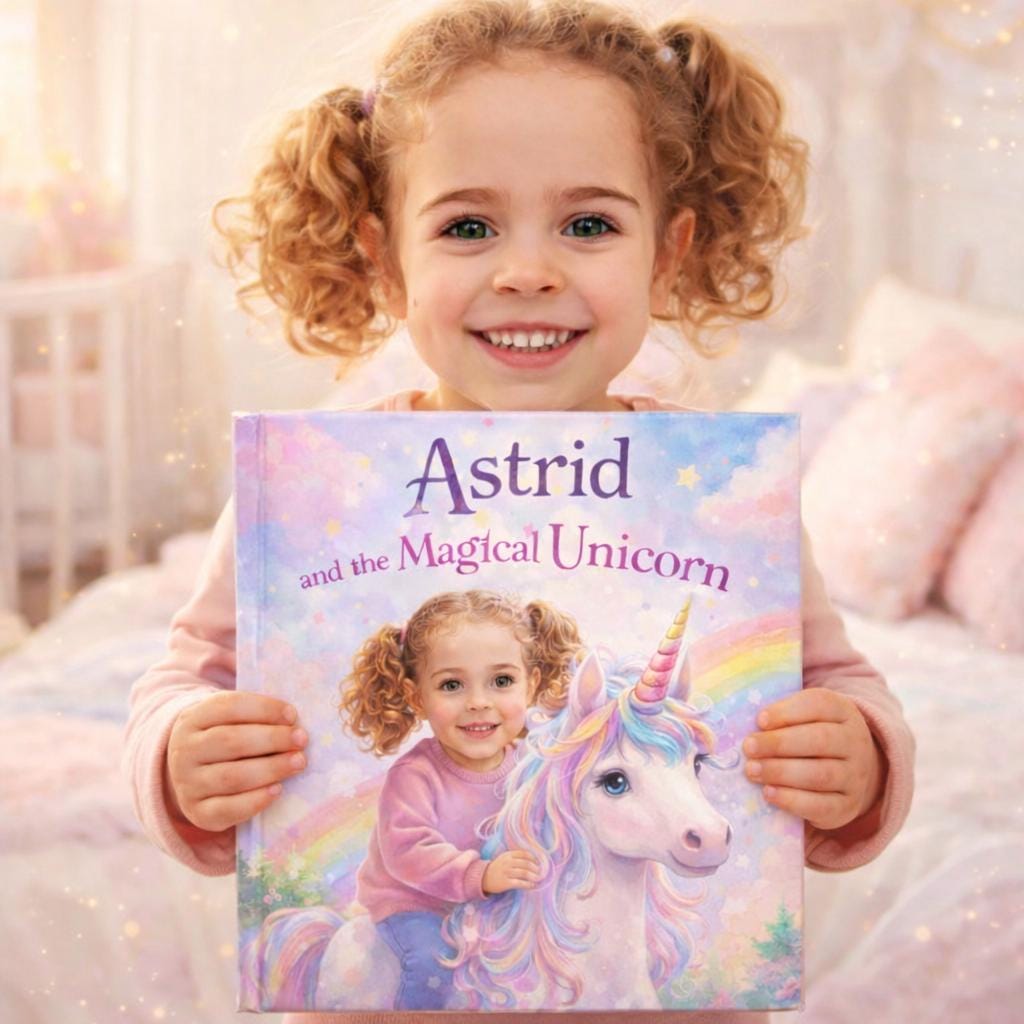 Personalized Unicorn Storybook for Girls • Custom Adventure Bedtime Tale