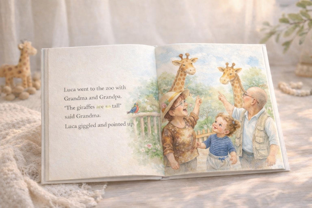 Zoo Adventure Children's Book | Watercolor Toddler Story Age 2-4