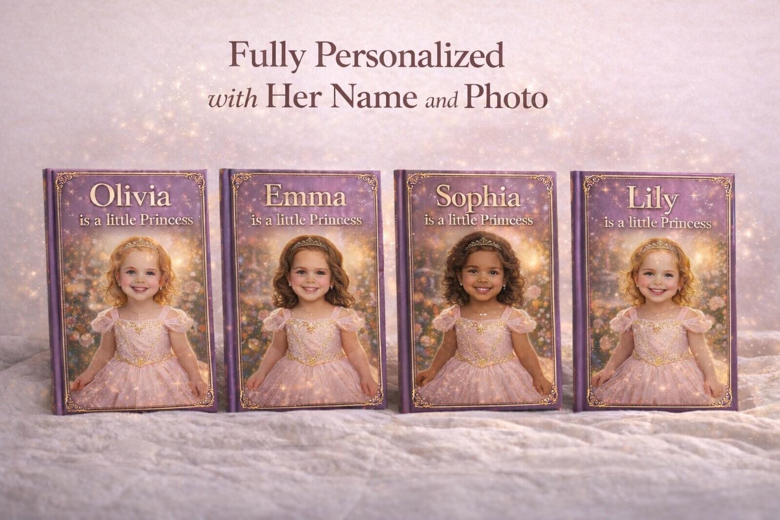 Personalized Princess Storybook – Custom Photo Gift for Girls (PDF Available)