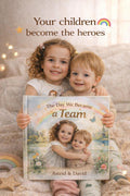 Personalized Sibling Story Book – Big Brother Sister Bonding Keepsake