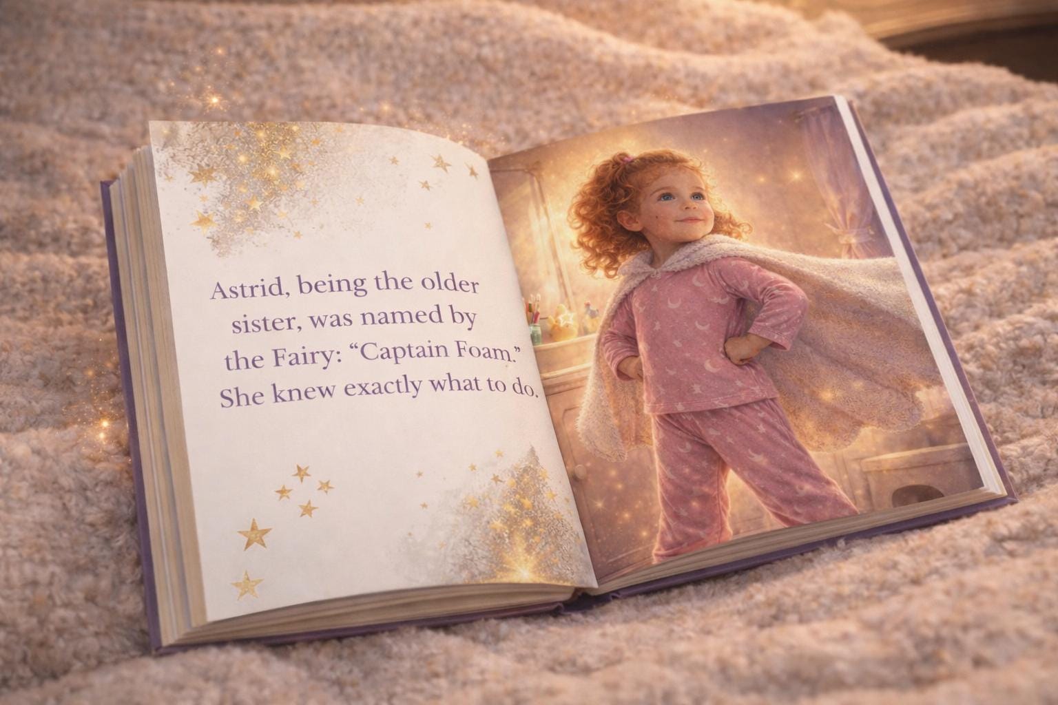 Personalized Tooth Brushing Story Book, Photo & Name, Gentle Parenting Gift