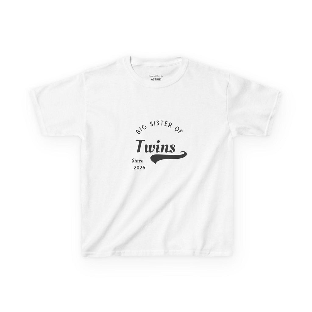 Big Sibling of Twins Shirt, Promoted to Big Brother Tee, Big Sister of Twins Shirt, Pregnancy Announcement Shirt, Family Matching Tee
