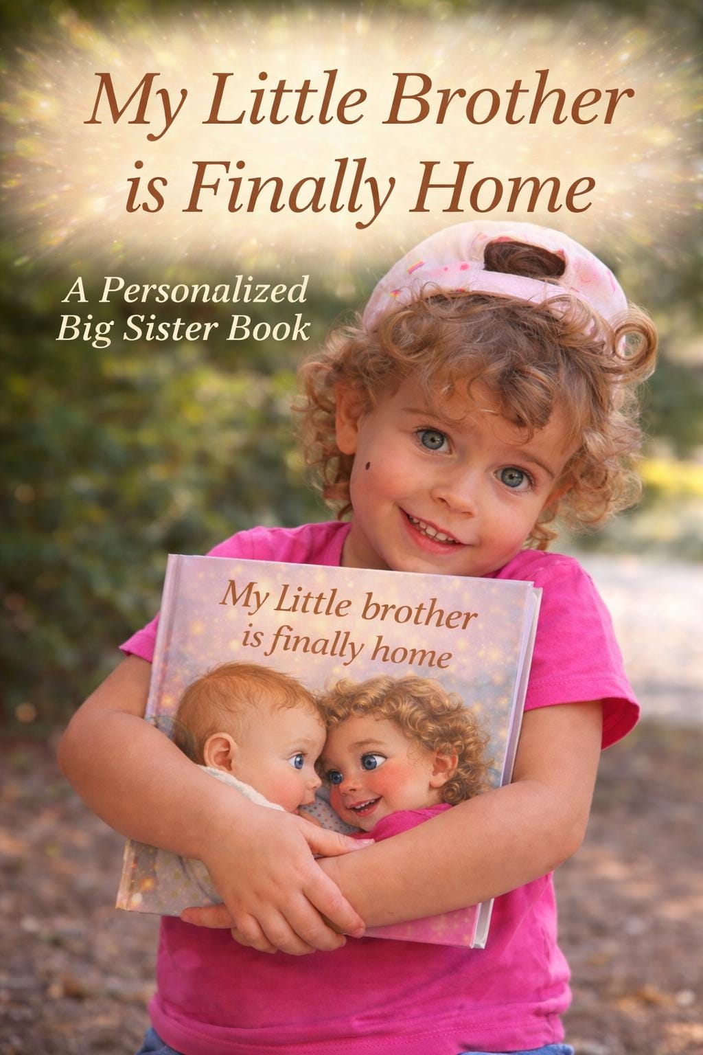 Personalized Big Sister Book with Name | New Baby Announcement Gift | Custom Storybook for Sibling | New Brother/Sister/Baby Gift