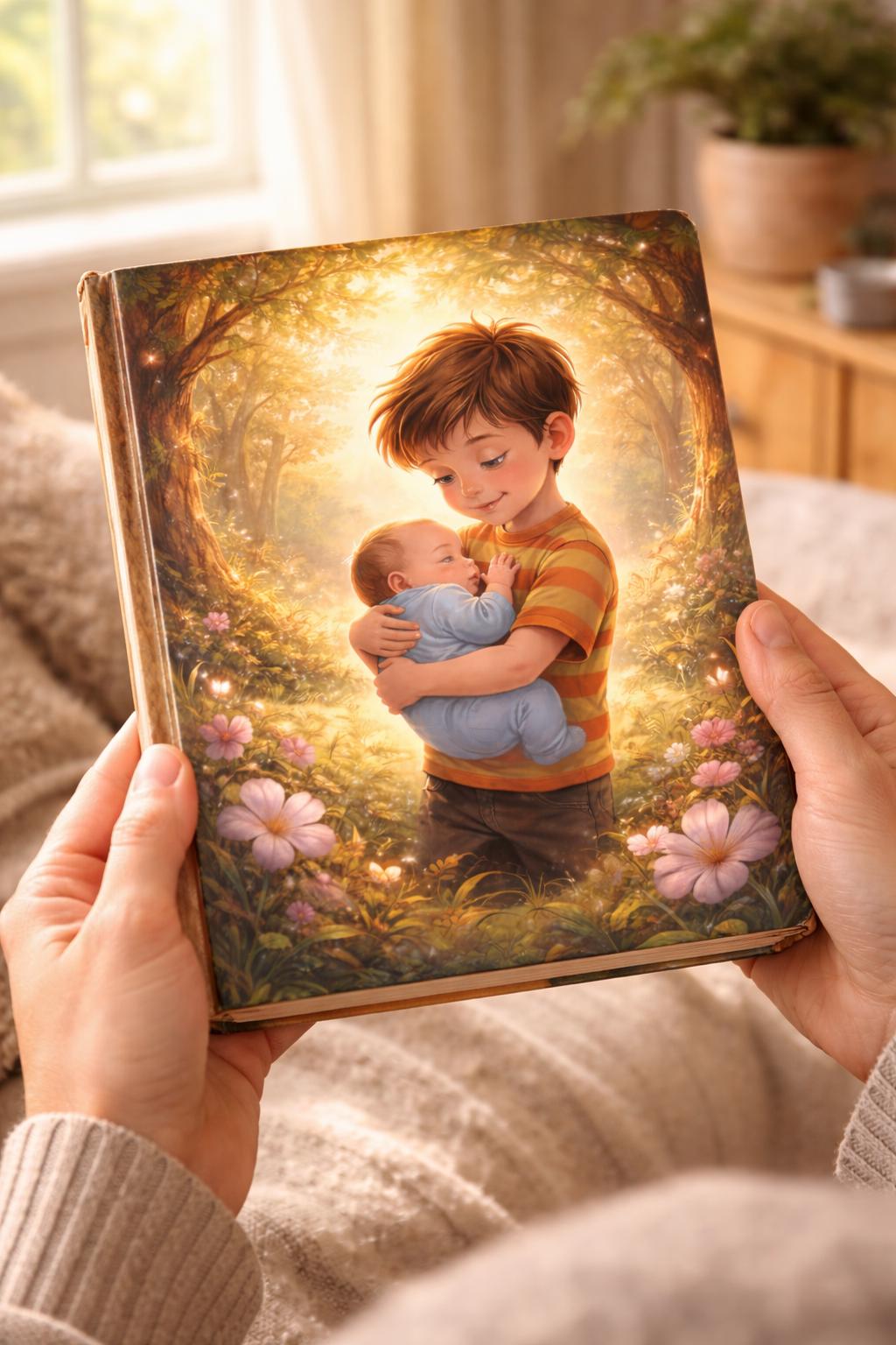 Personalized Big Brother Book - Custom Photo, Sibling Story Keepsake