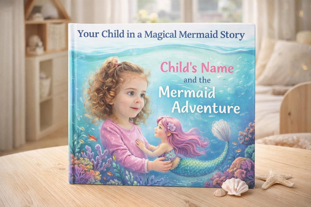Personalized Mermaid Adventure Book for Girls | Custom Name Storybook (PDF)