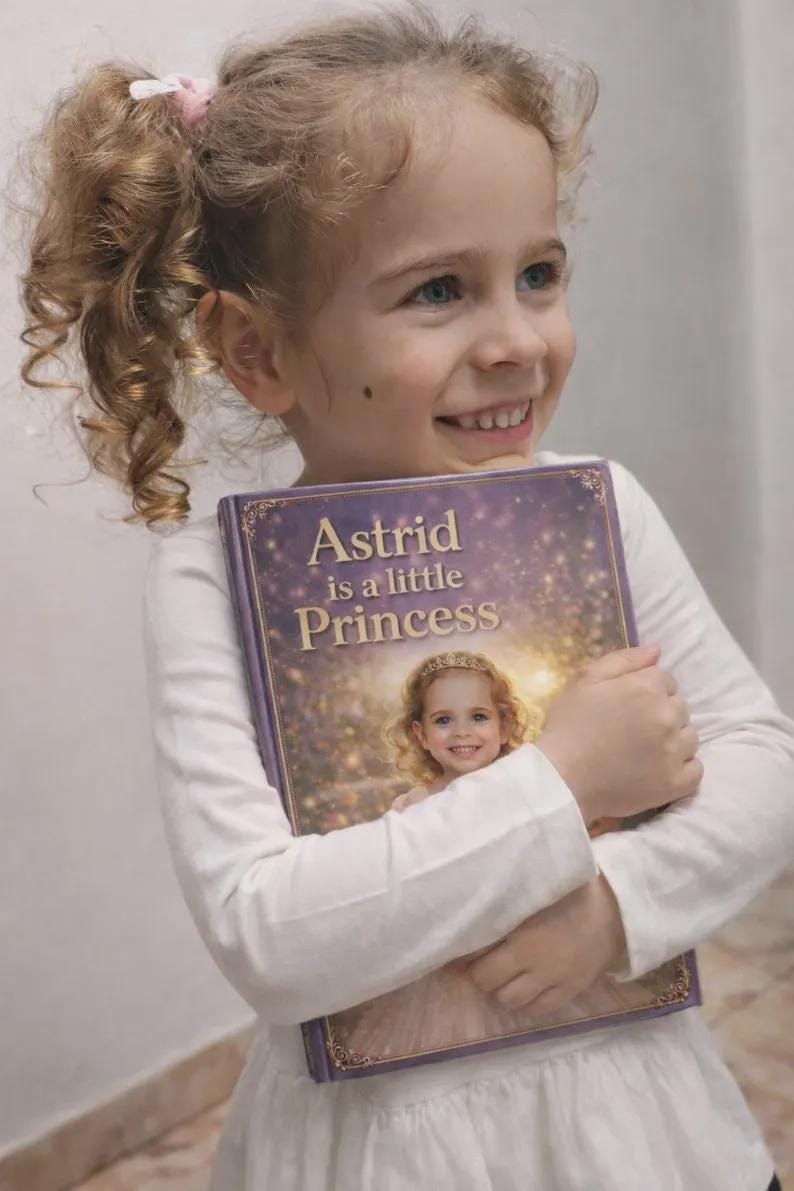 Personalized Princess Storybook – Custom Photo Gift for Girls