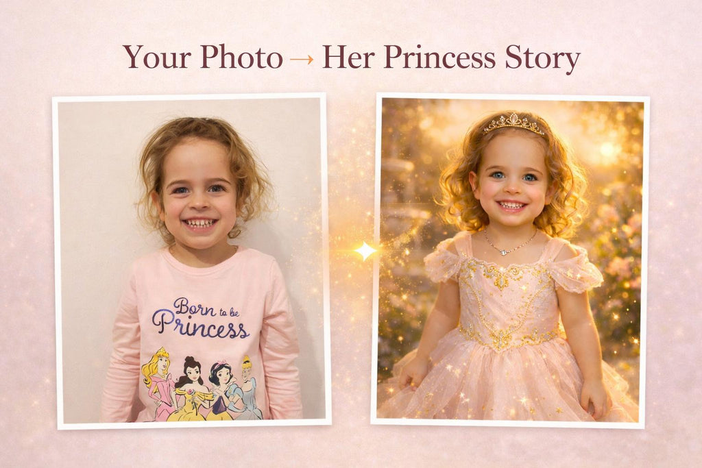 Personalized Princess Storybook – Custom Photo Gift for Girls (PDF Available)