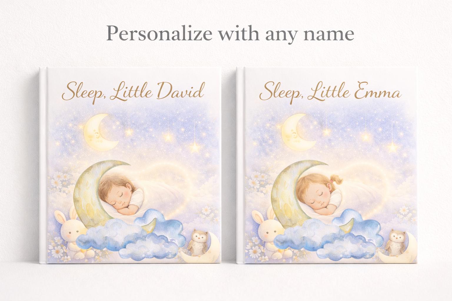 Personalized Baby Bedtime Story Book | Custom Name Sleep Tale