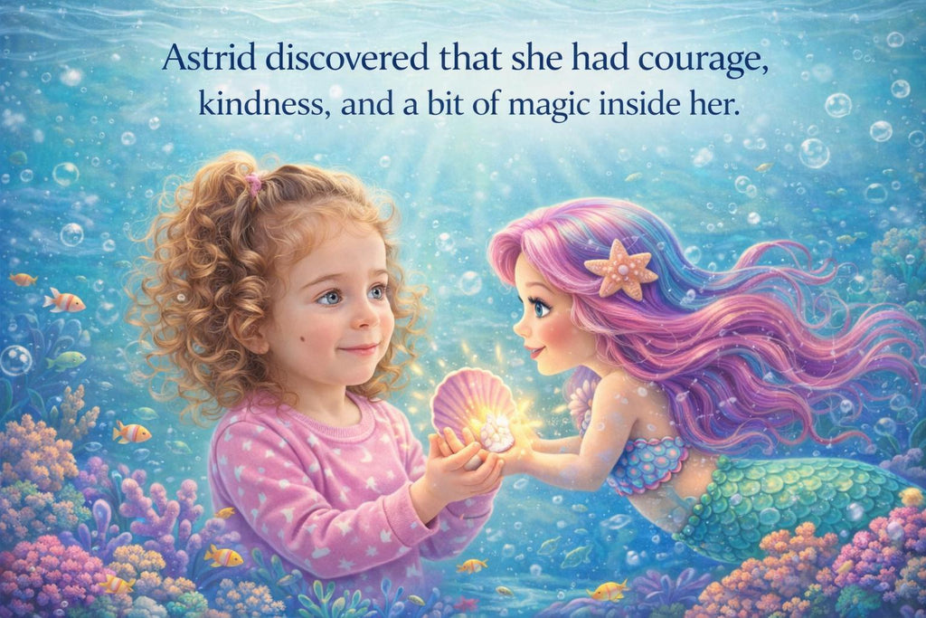Personalized Mermaid Adventure Book for Girls | Custom Name Storybook (PDF)